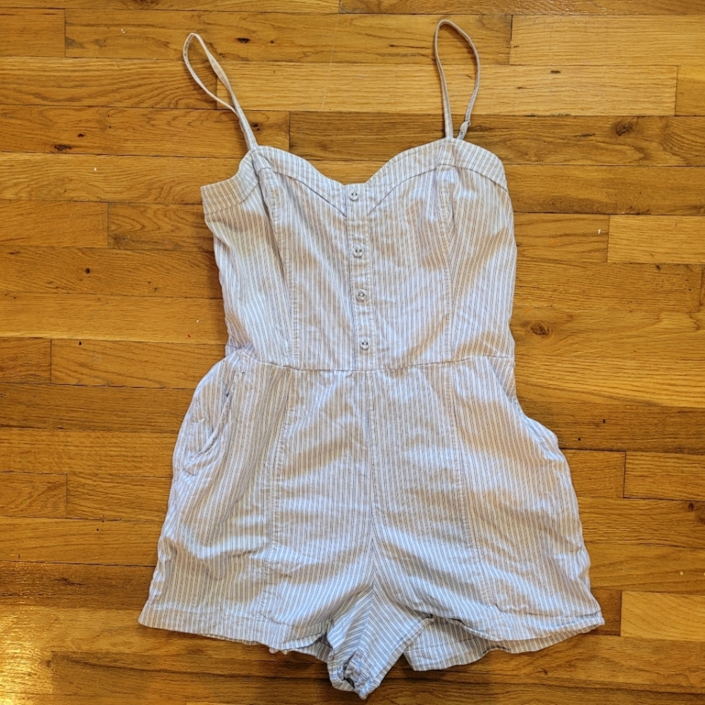 Abercrombie & Fitch Striped Romper